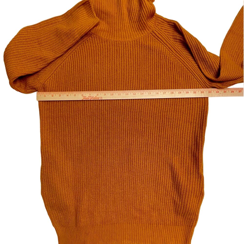 Oversized Loose Turtleneck Pullover Sweater Dress w/ Pockets Size Small - Picture 7 of 7